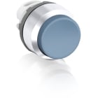 ABB - Modular Pushbutton blu MP3-20L, p. instabile con ghiera cromata.