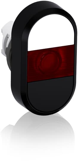 ABB - Pulsante doppio modulare bianco/nero MPD5-11R.