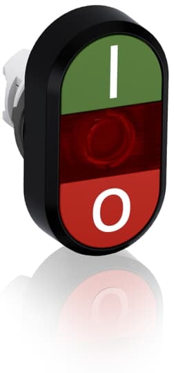 ABB - Green/Red Modular Double Pushbutton MPD2-11R Pulsante Doppio.