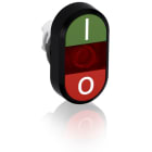 ABB - Green/Red Modular Double Pushbutton MPD2-11R Pulsante Doppio.