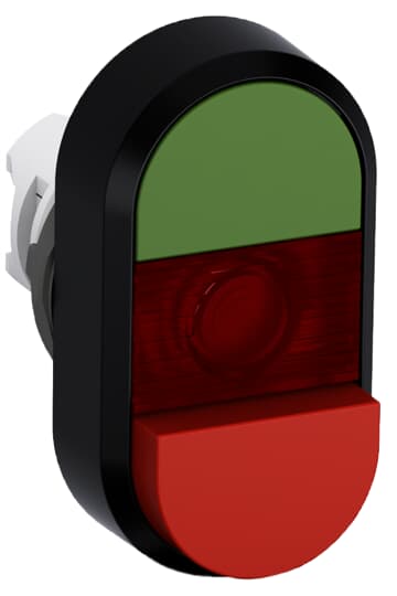 ABB - Green/Red Modular Double Pushbutton MPD12-11R Pulsante Doppio.