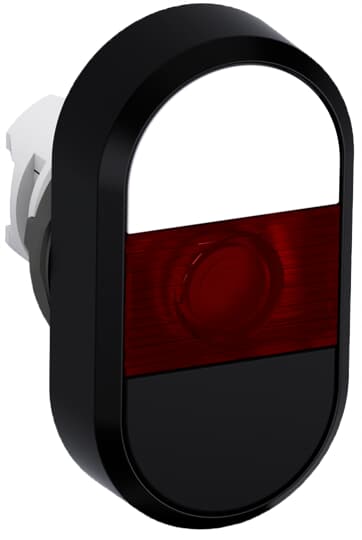 ABB - Pulsante doppio modulare bianco/nero MPD16-11R.