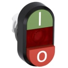 ABB - Green/red modular double pushbutton MPD13-11R doppio pulsante.