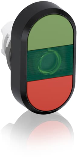 ABB - Pulsante doppio modulare verde/rosso MPD1-11G.