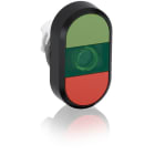 ABB - Pulsante doppio modulare verde/rosso MPD1-11G.