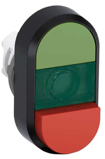 ABB - Pulsante doppio modulare verde/rosso MPD12-11G.