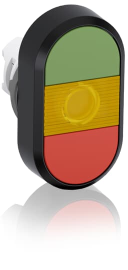 ABB - Pulsante doppio modulare verde/rosso MPD1-11Y.