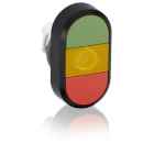 ABB - Pulsante doppio modulare verde/rosso MPD1-11Y.