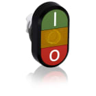 ABB - Pulsante doppio modulare verde/rosso MPD2-11Y.