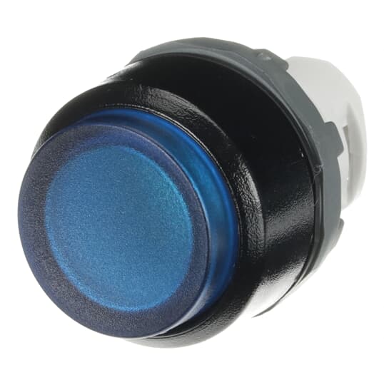 ABB - Modular Pushbutton MP3-11L with Blue Illumination and Black Housing.