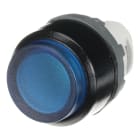 ABB - Modular Pushbutton MP3-11L with Blue Illumination and Black Housing.