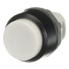 ABB - Modular Pushbutton Bianco con Luce LED Integrata e Ghiera Nera.