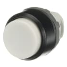 ABB - Modular Pushbutton Bianco con Luce LED Integrata e Ghiera Nera.