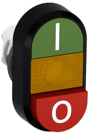 ABB - Pulsante doppio modulare verde/rosso MPD13-11Y.