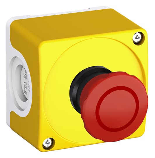 ABB - Custodia CEPY1-1002 Yellow/Light grey Assembled Enclosure with Emergency Stop