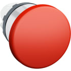 ABB - Pulsante Fungo Modulare Rosso 40mm con Ghiera Cromata MPM1-20R.