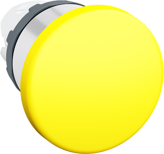 ABB - MPM1-20Y PUL.FUNGO 40MM GIALLO GH. CROM Modular Mushroom pushbutton 40mm yellow chrome-plated.