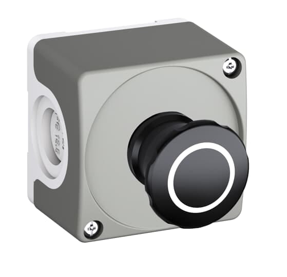 ABB - Dark grey/light grey assembled enclosure with machine stop CEP1-1002 CUSTODIA.