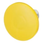 ABB - Pulsante a fungo modulare giallo MPM2-10Y, diametro 60mm, ghiera nera.