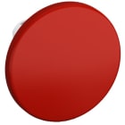 ABB - Pulsante a fungo modulare rosso MPM2-20R, diametro 60mm, ghiera cromata.