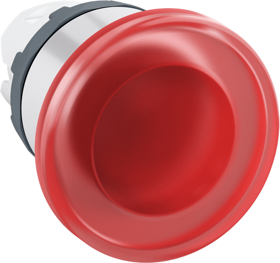 ABB - PULS.FUNGO 40MM ROSSO GH. CROM Modular Mushroom pushbutton MPM1-21R