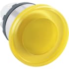 ABB - PULS.FUNGO 40MM GIALLO GH. CROM Modular Mushroom pushbutton MPM1-21Y Yellow