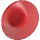 ABB - Pulsante Fungo Modulare Rosso 60mm con Ghiera Cromata MPM2-21R.