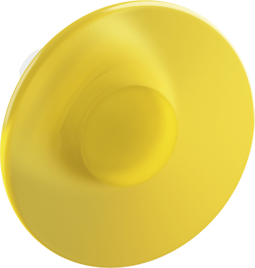 ABB - MPM2-21Y PUL.FUNGO 60MM GIALLO GH. CROM Modular Mushroom Pushbutton Yellow 60mm