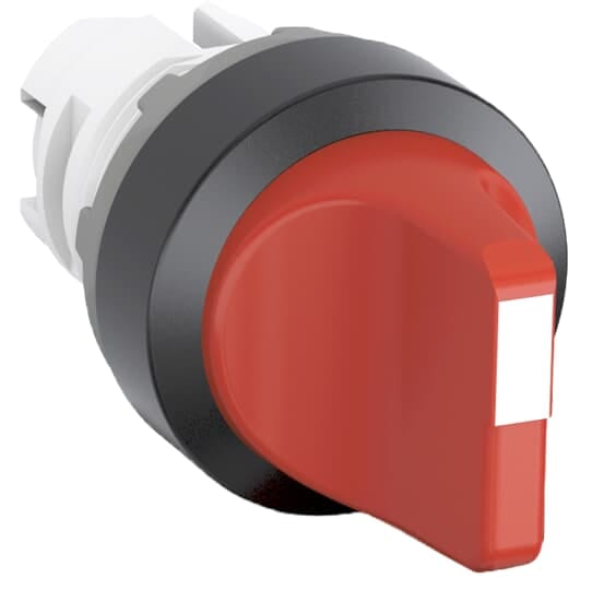 ABB - Red Modular Selector Switch M2SS2-10R SEL. 2P 90. ROSSO GH. NERA.