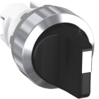 ABB - M2SS3-20B Selector Switch 2P 45. Black with Chrome Finish. KW 352 5
