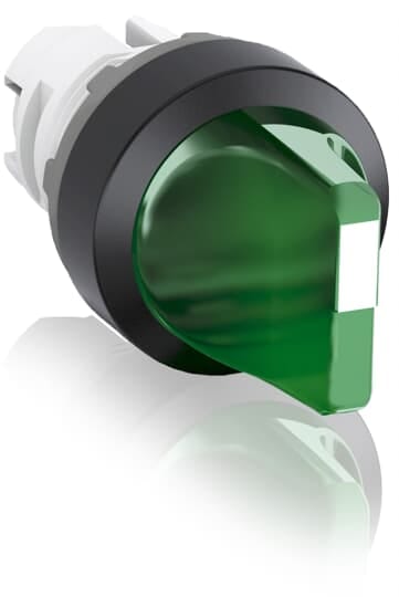 ABB - M2SS1-11G Selector Switch 2PL 45. Green Housing Black.