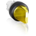 ABB - M2SS1-11Y Selector Switch 2 Position 45 Degrees Yellow with Black Handle.