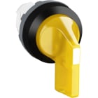 ABB - M2SS5-11Y Selector Switch 2 Position 90 Degrees Yellow with Black Handle.