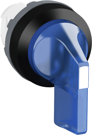 ABB - M2SS5-11L Selector Switch 2 Pole 90 Degrees Blue with Black Housing.