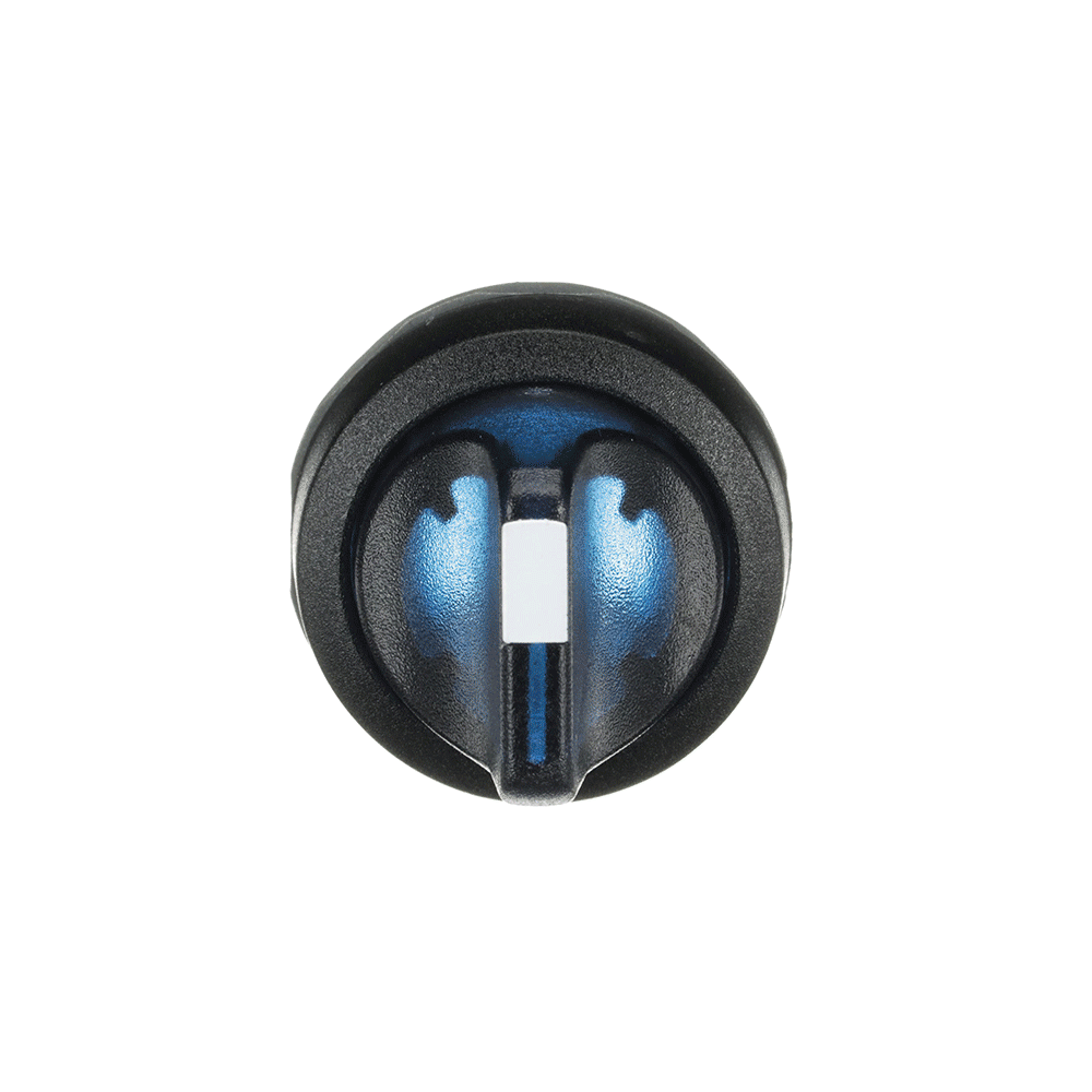 ABB - M2SS3-11L Selector Switch 2 Pole 45 Degrees Blue with Black Handle.