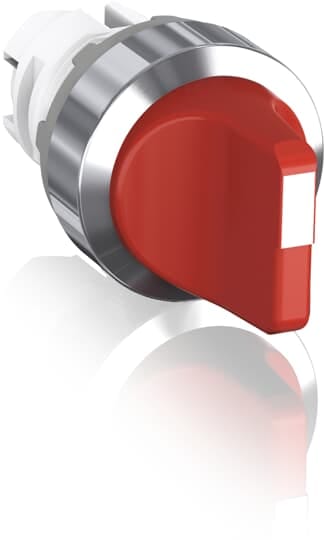 ABB - M3SS2-20R Selector Switch 3P 45 Red GH Chrome.