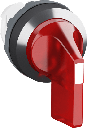 ABB - M3SS4-21R Selector Switch 3PL 45 Red GH. Crom Modular Design.
