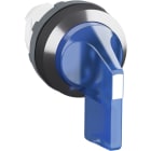 ABB - Blue Modular Selector Switch M3SS4-21L SEL. 3PL 45. BLU GH. CROM.