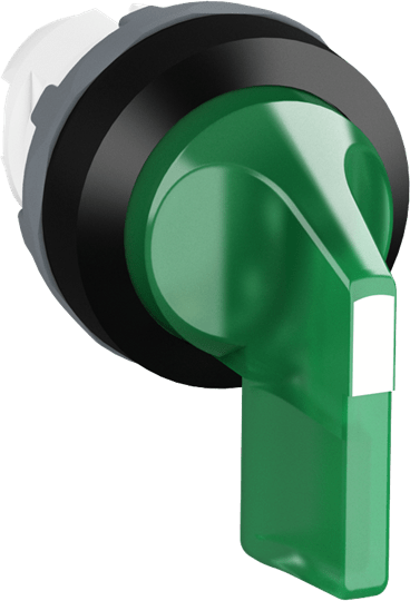 ABB - Green Modular Selector Switch M3SS6-11G SEL. 3PL 45. VERDE GH. NERA.