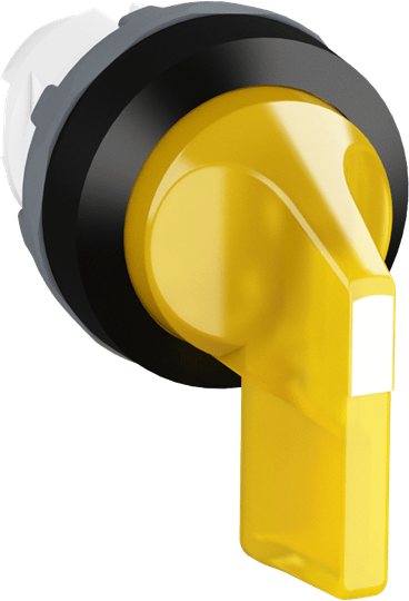ABB - M3SS6-11Y Selector Switch 3PL 45 Yellow Gray Black.