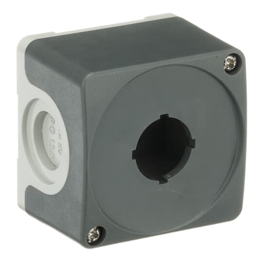 ABB - CUSTODIA COMPATTA GRIGIO PER MACCHINA STOP CON 1 FORO