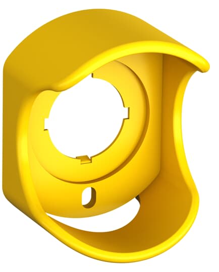 ABB - Scudo giallo per pulsante d'emergenza compatto CA1-8053.