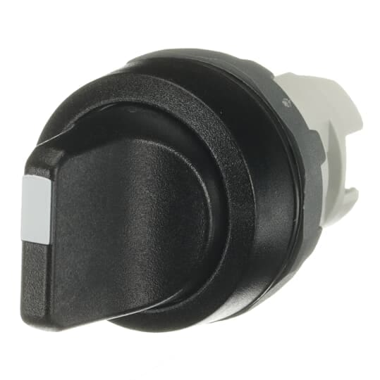 ABB - M3SS7-10B Selector Switch 3P Short Lever Black Green LED.