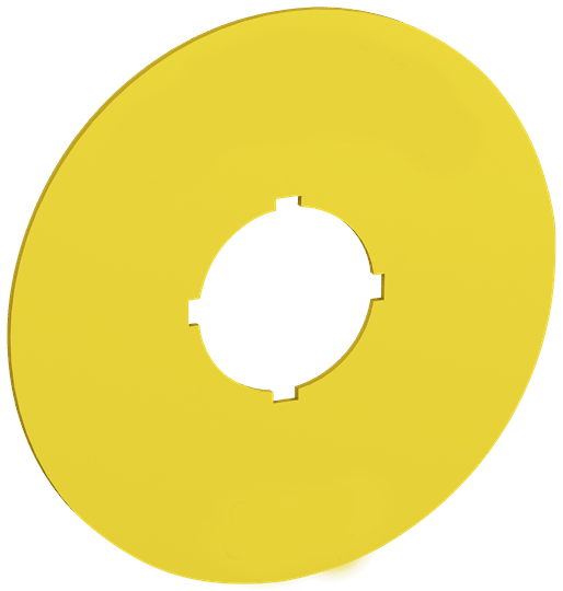 ABB - LEGEND PLATE KTC15-1038 TARGH. 70MM SENZA SCRITTA. KX 154 4