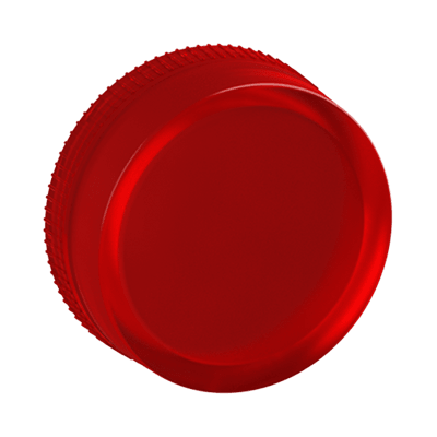 ABB - Red Modular Lens KA1-8031 per lampade spia, rossa.