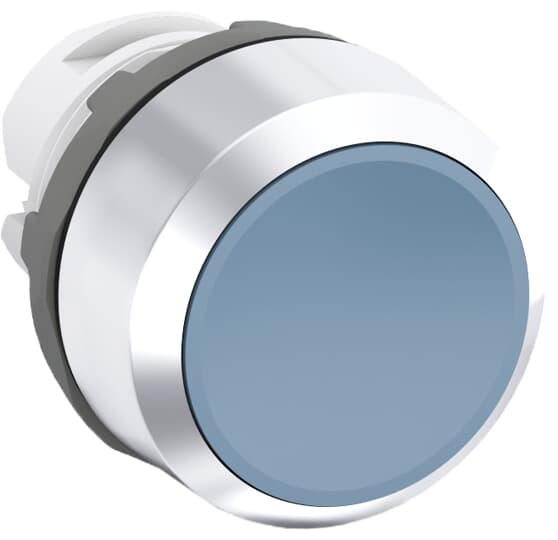 ABB - Pulsante blu modulare con ghiera metallica MP1-30L. KZ 008 0
