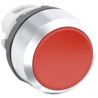 ABB - Red Modular Pushbutton MP2-30R Pulsante Rosso Ghiera Metallica.