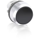 ABB - Pulsante Nero Modulare con Ghiera Metallica MP2-30B Black Modular Pushbutton