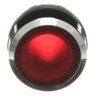 ABB - Pulsante rosso con ghiera metallica per moduli modulari MP1-31R.