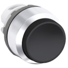ABB - Pulsante Nero Modulare con Ghiera Metallica MP3-30B Black Modular Pushbutton